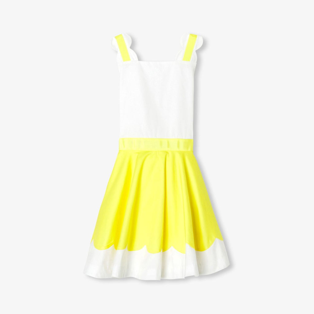 Ceremony Dress Girl - White/Giallo