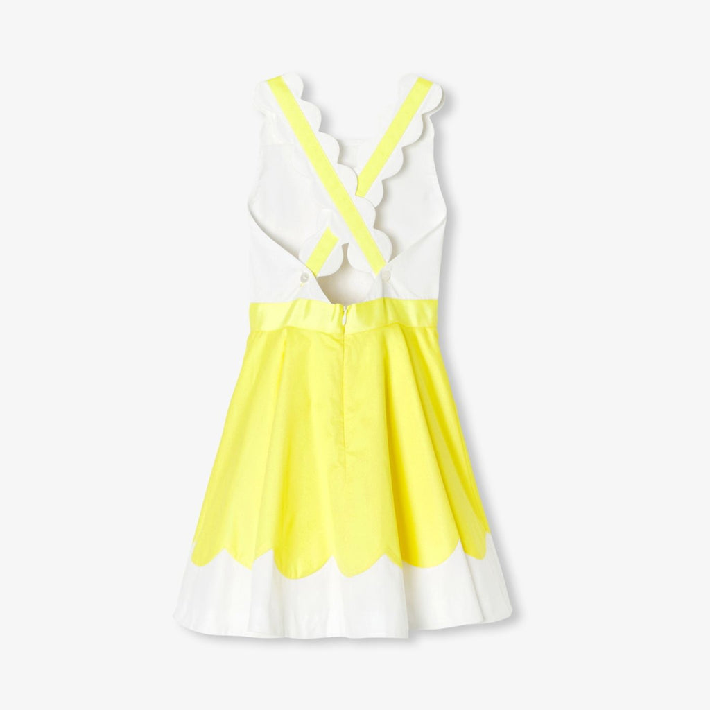 Ceremony Dress Girl - White/Giallo