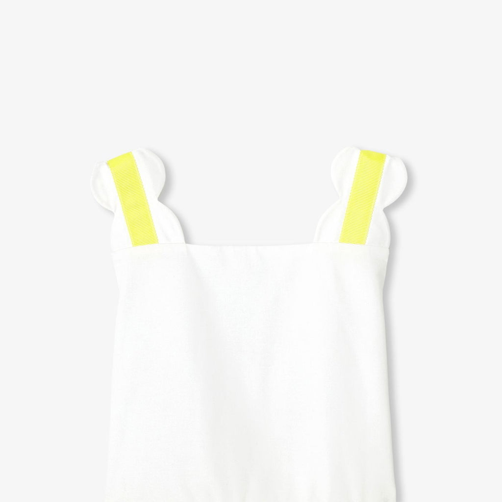 Ceremony Dress Girl - White/Giallo