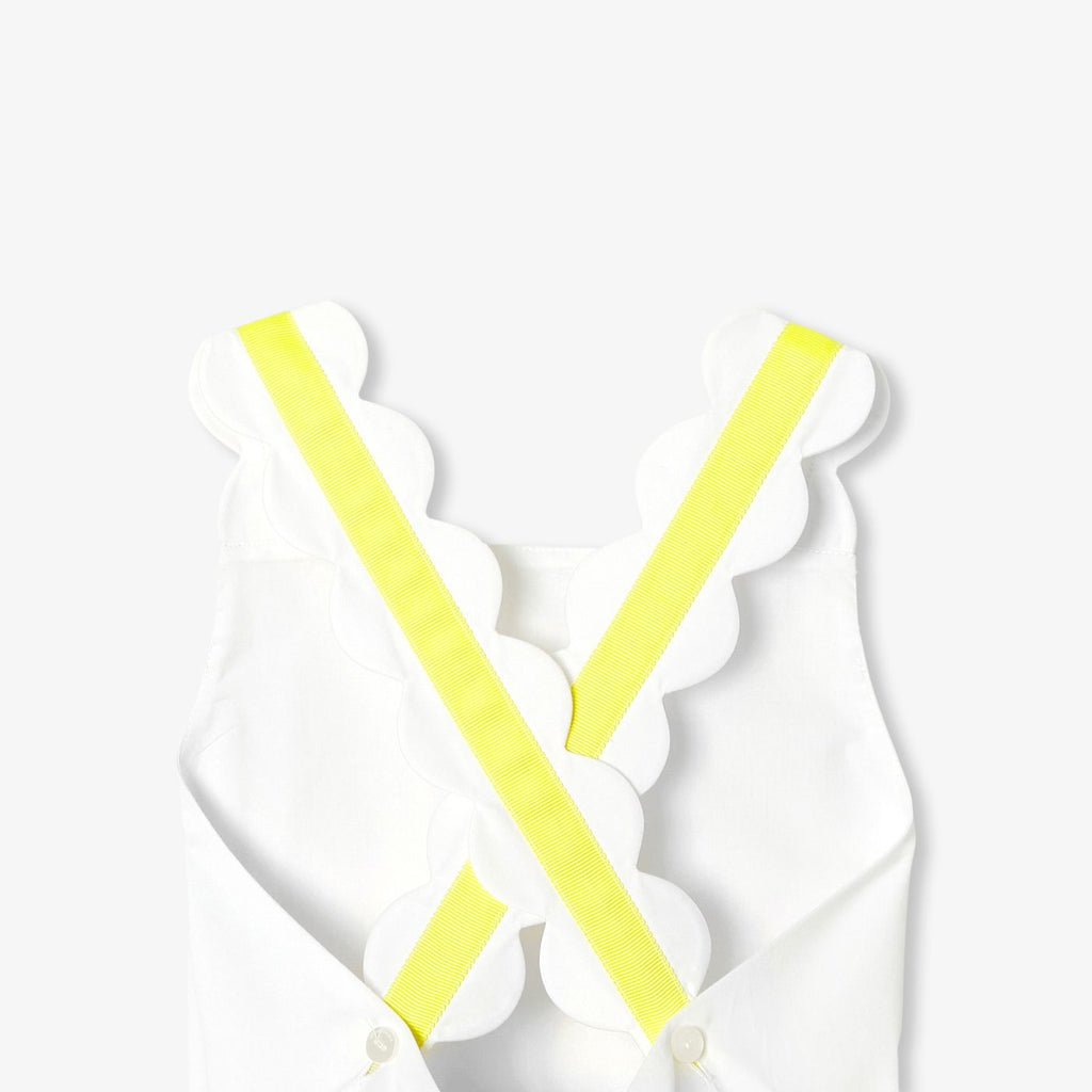 Ceremony Dress Girl - White/Giallo