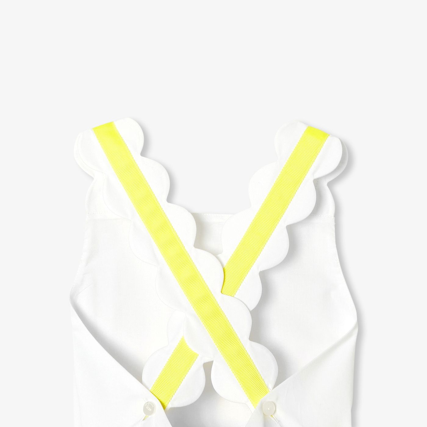 Ceremony Dress Girl - White/Giallo