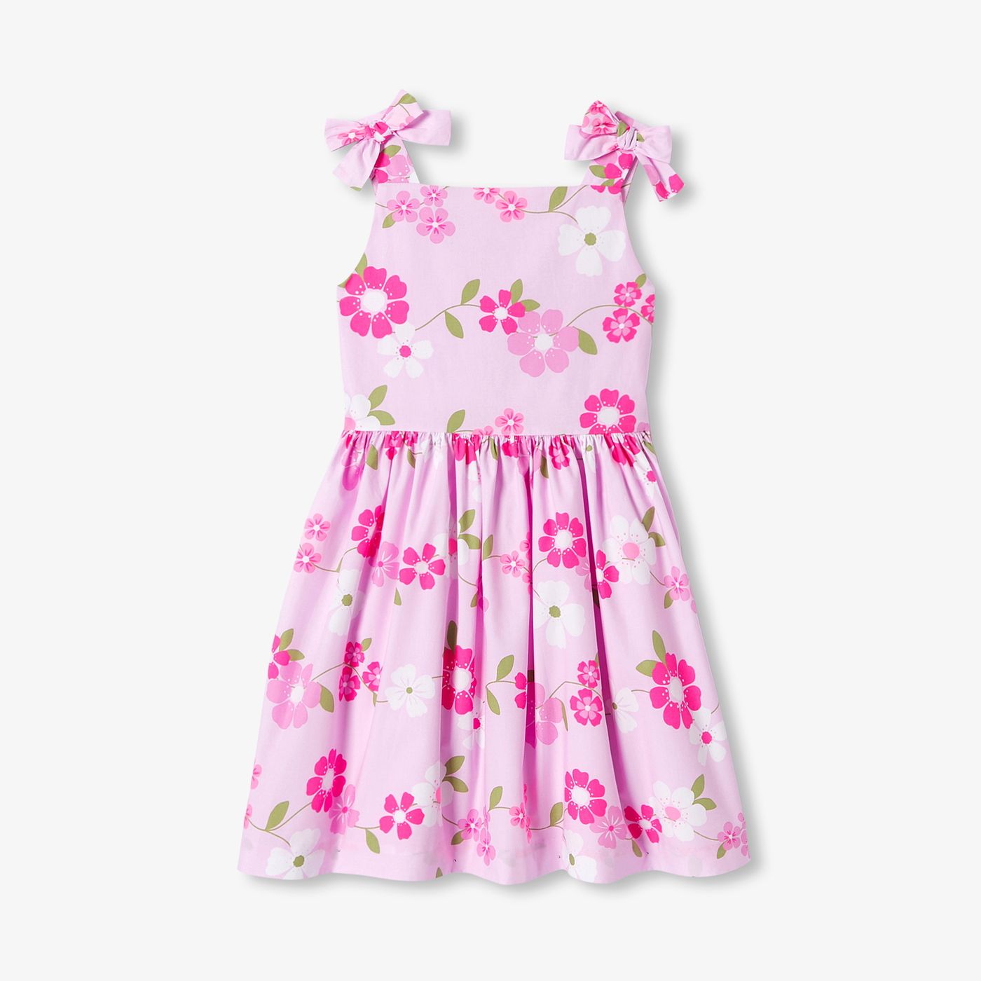 Ceremony Dress With Spalline Girl - Pink/Multicolour