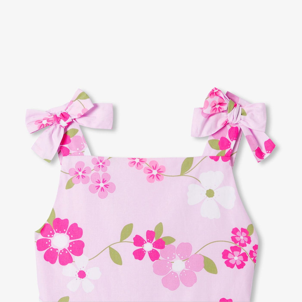 Ceremony Dress With Spalline Girl - Pink/Multicolour