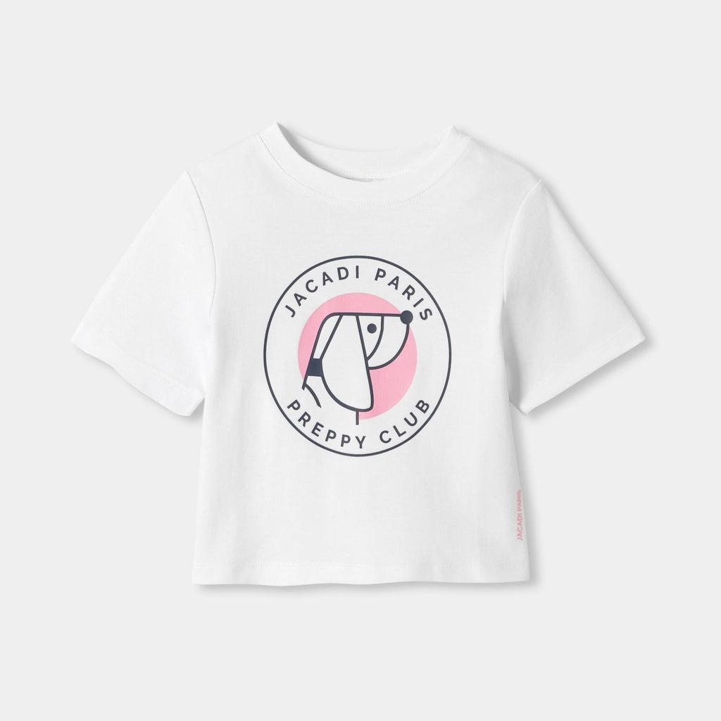 T-shirt Taglio Boxy Girl - Jacadi White