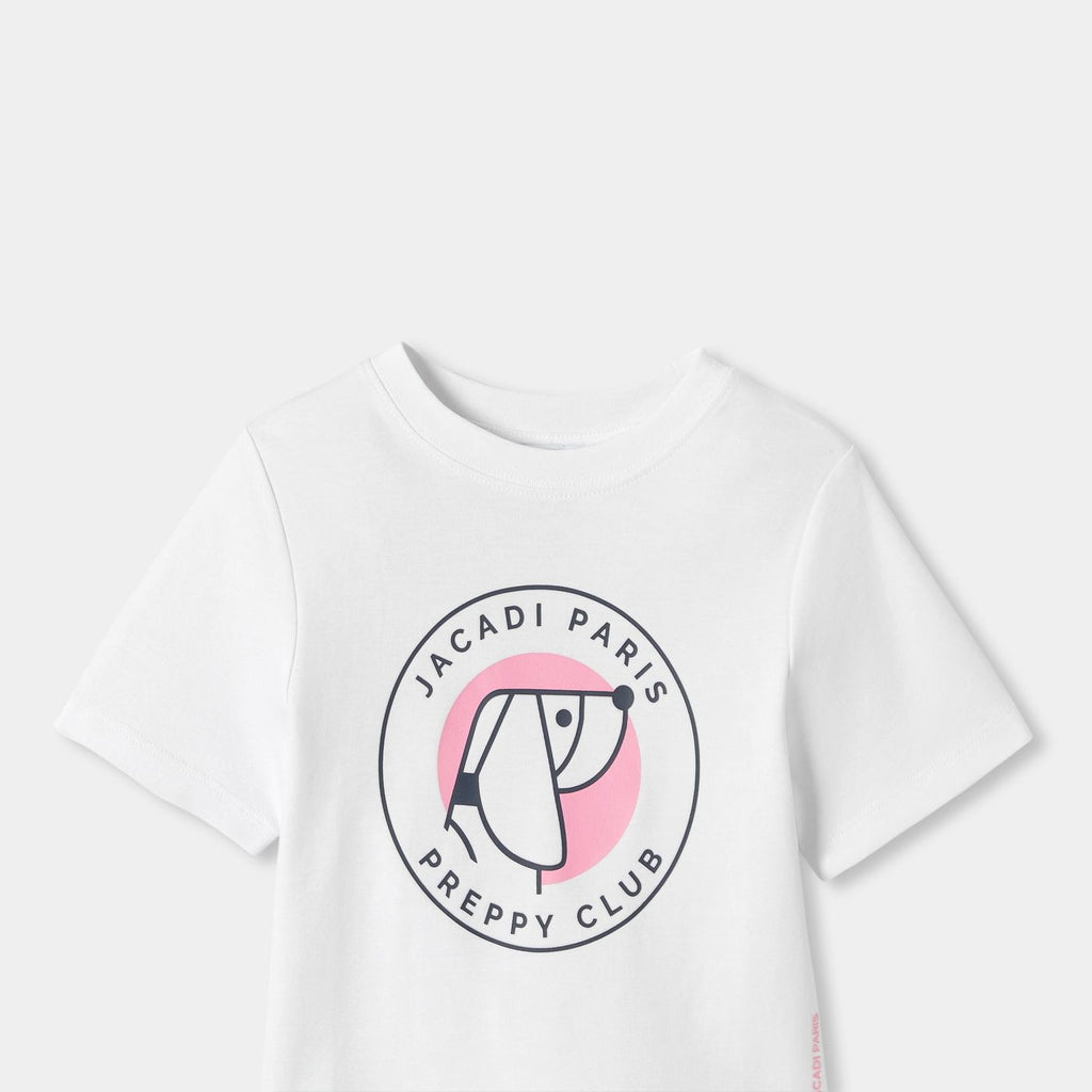 T-shirt Taglio Boxy Girl - Jacadi White
