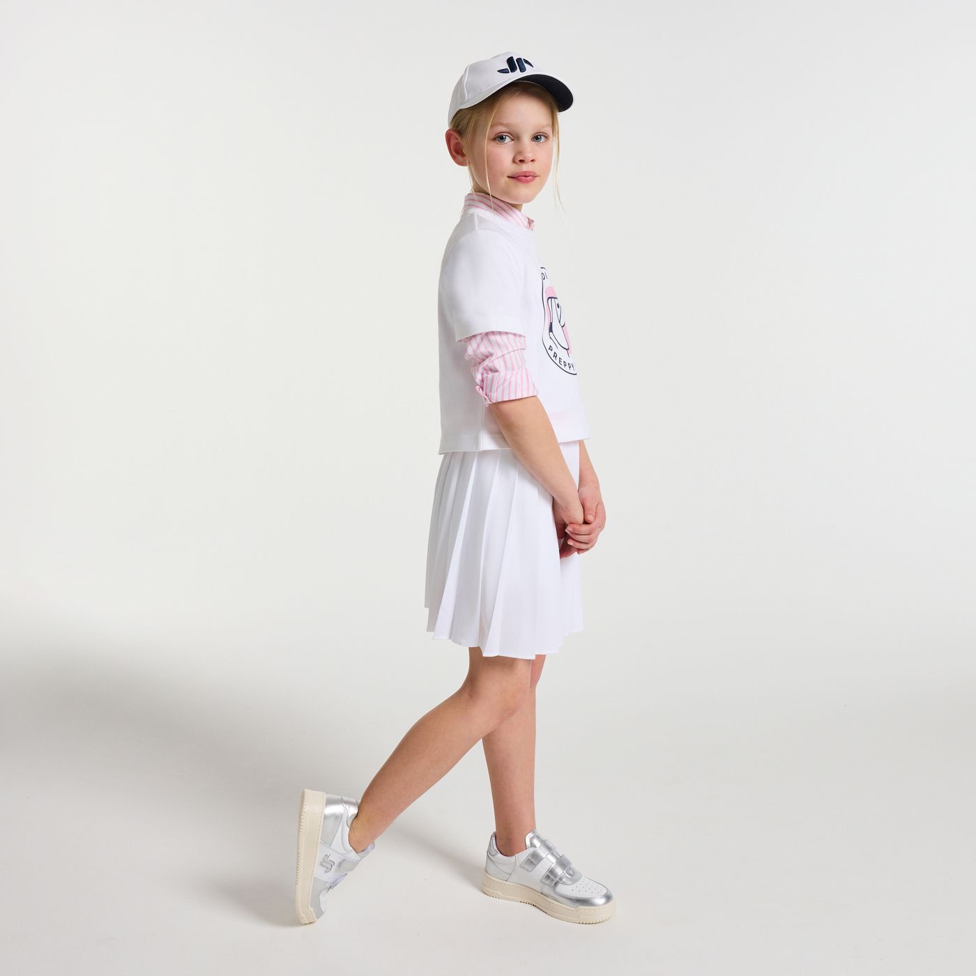 T-shirt Taglio Boxy Girl - Jacadi White