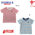 MIKI HOUSE Double B Striped Short-Sleeve T-shirt no-3136