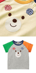 MK-NB119 - Hot Biscuit Bear Tshirt (Grey)