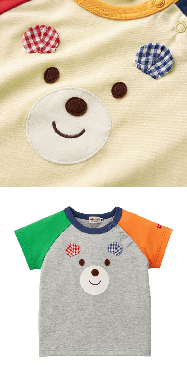 MK-NB119 - Hot Biscuit Bear Tshirt (Grey)