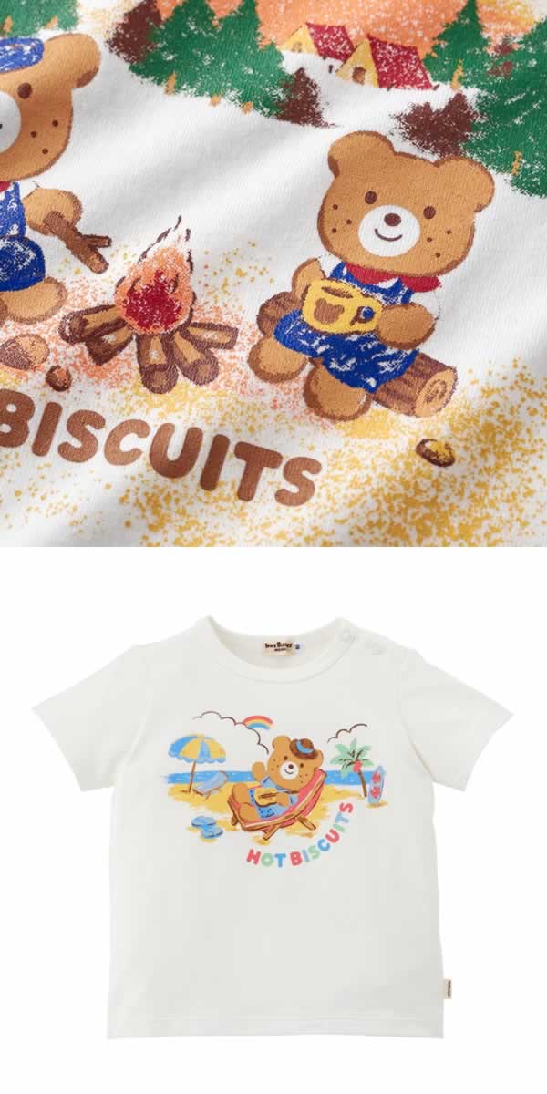 MK-NB093 - Hot Biscuit Bear Tshirt (親子裝 - 小朋友)
