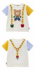 MK-NB071 - Hot Biscuit Bear Tshirt (White)