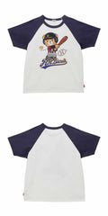 Hot Biscuit - Beans-kun Baseball Short-Sleeved T-Shirt for Adults, Women, and Men - 155-185cm