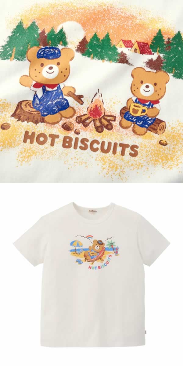 MK-NB090 - Hot Biscuit Bear Tshirt (Adult)