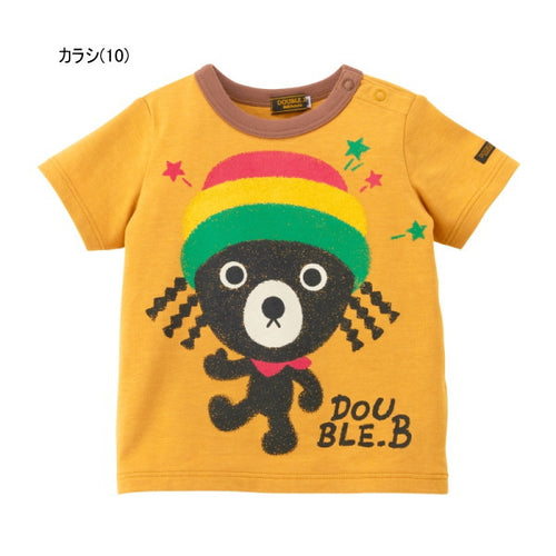 Double B - Double BB-kun Character Short-Sleeved T-Shirt Boys Baby Kids Junior - 80-140cm