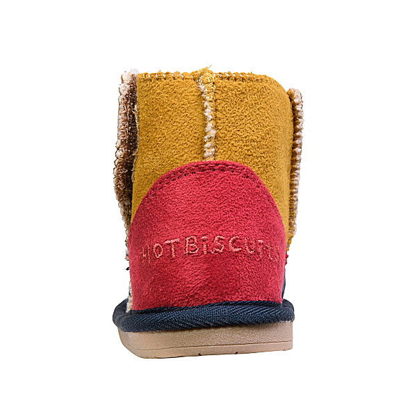 Hot Biscuit - Fluffy Short Boots (No Shoe Box) Baby Kids Boys Girls - 13cm