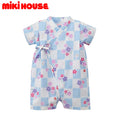Mikihouse - Usako Ichimatsu and Floral Jinbei All-in-One Made in Japan Baby Girl - S(60~70cm