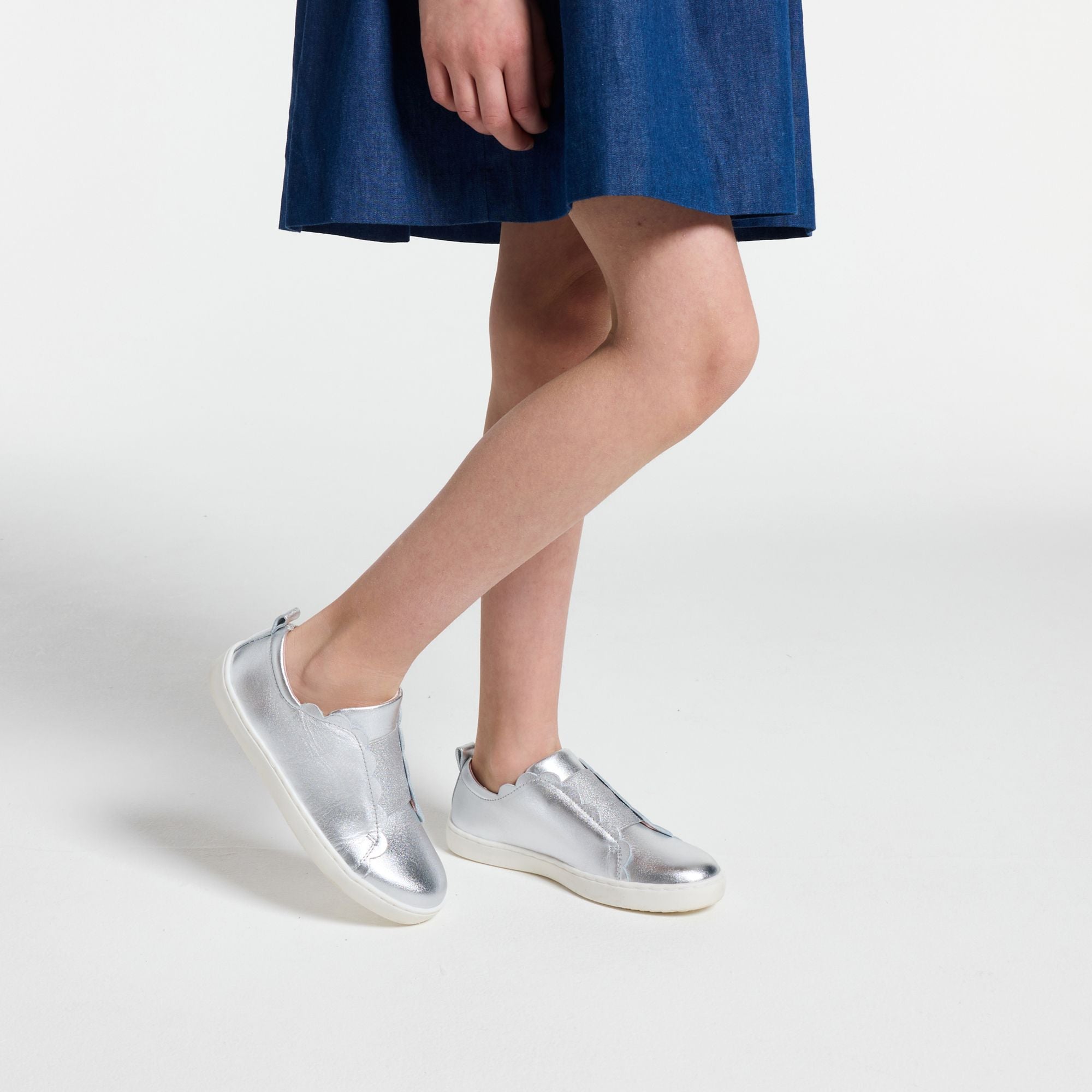 Shoes Ginnastica Elastiche Girl - Argento