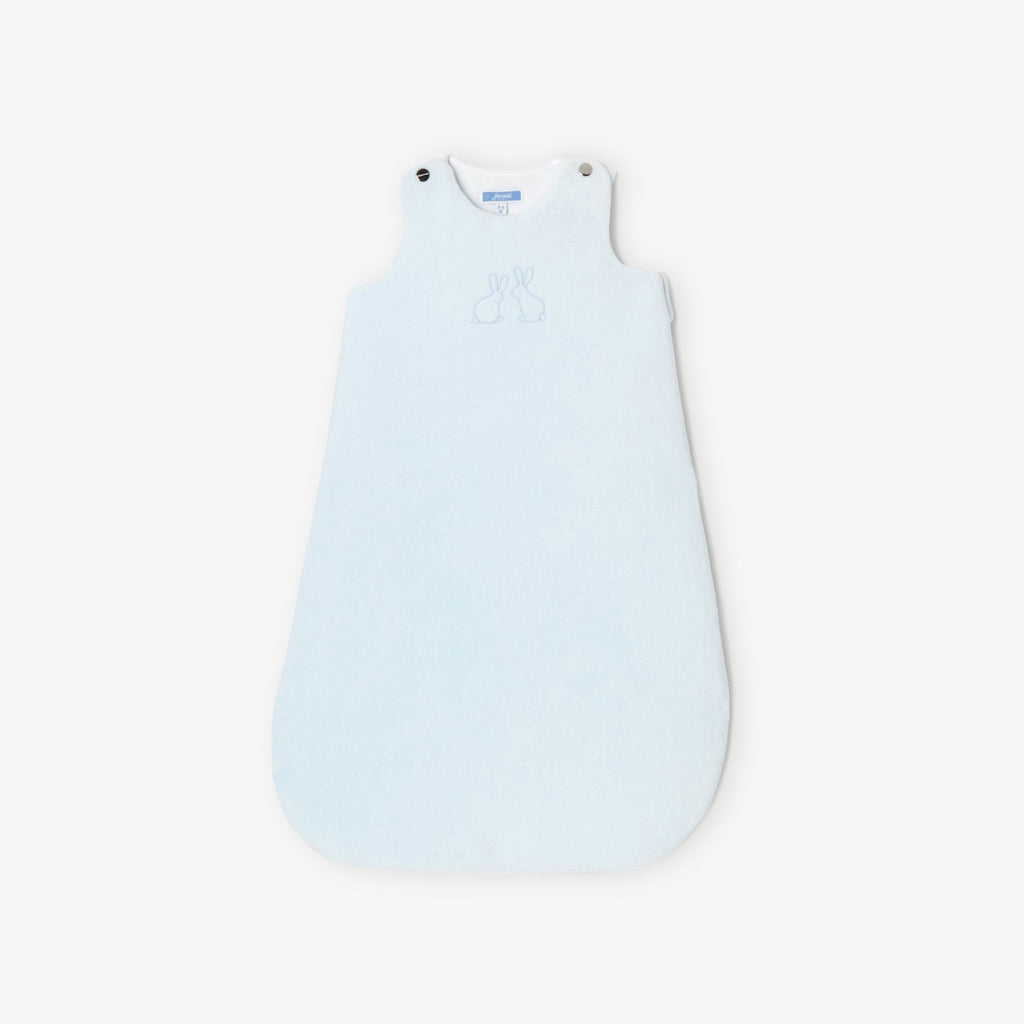 Sleeping Bag Di Velvet 0-6 Months - Jacadi Sky Blue