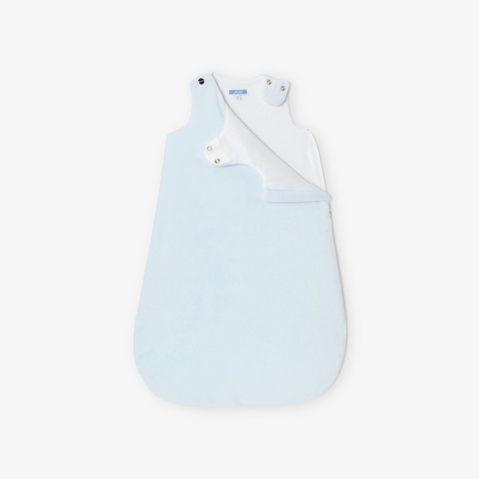 Sleeping Bag Di Velvet 0-6 Months - Jacadi Sky Blue