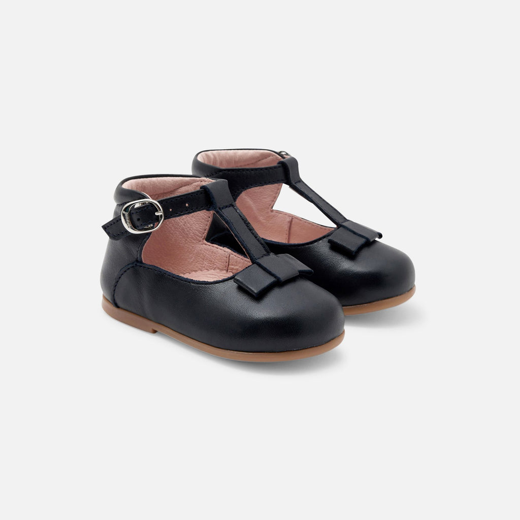 Décolléte With Cinturino a T First Steps For Baby Girl - Blu Navy Jacadi