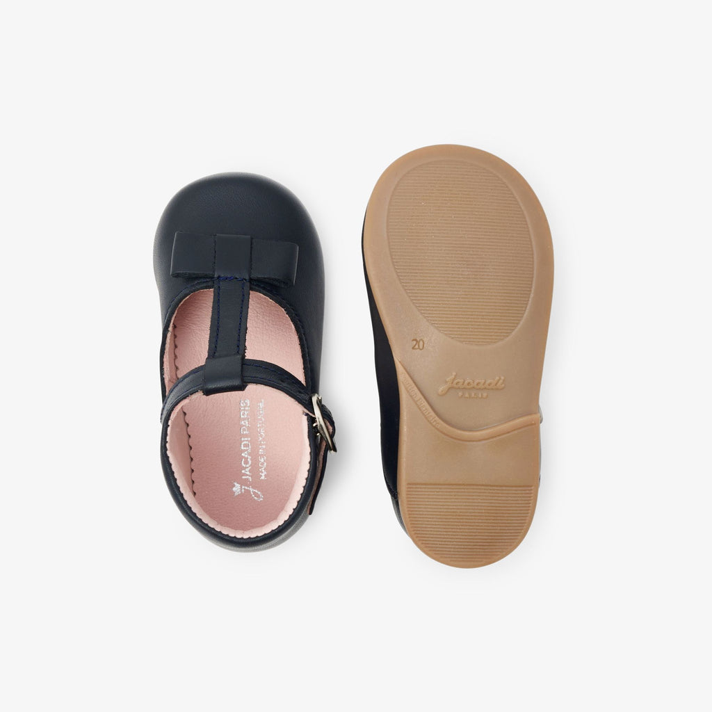 Décolléte With Cinturino a T First Steps For Baby Girl - Blu Navy Jacadi