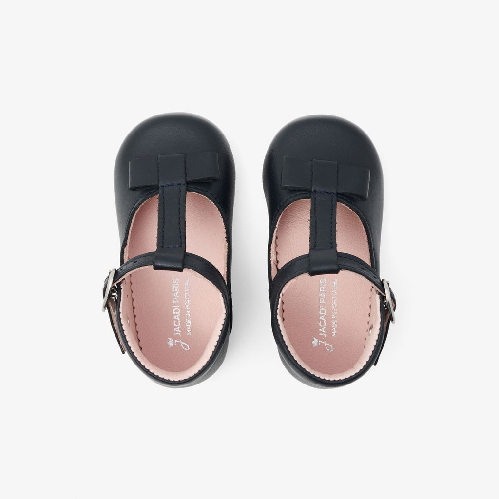 Décolléte With Cinturino a T First Steps For Baby Girl - Blu Navy Jacadi