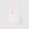 JC-NG151 - Jacadi Newborn girl velvet romper