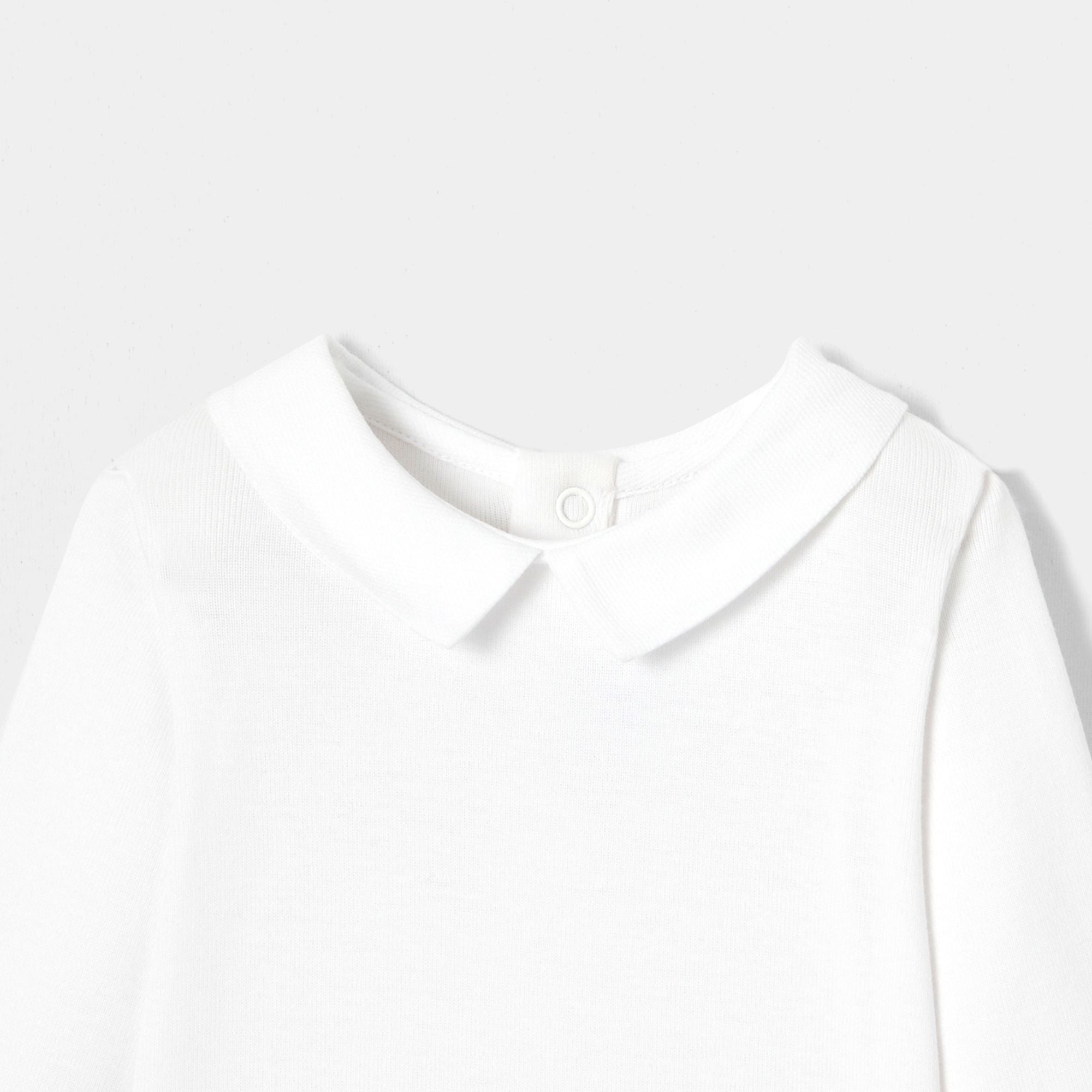 Baby boy long-sleeved bodysuit - Jacadi White