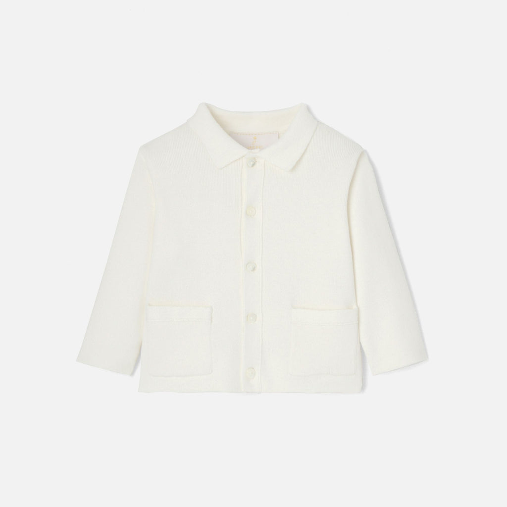 Cardigan Occasion Baby Boy - Jacadi Sweet White