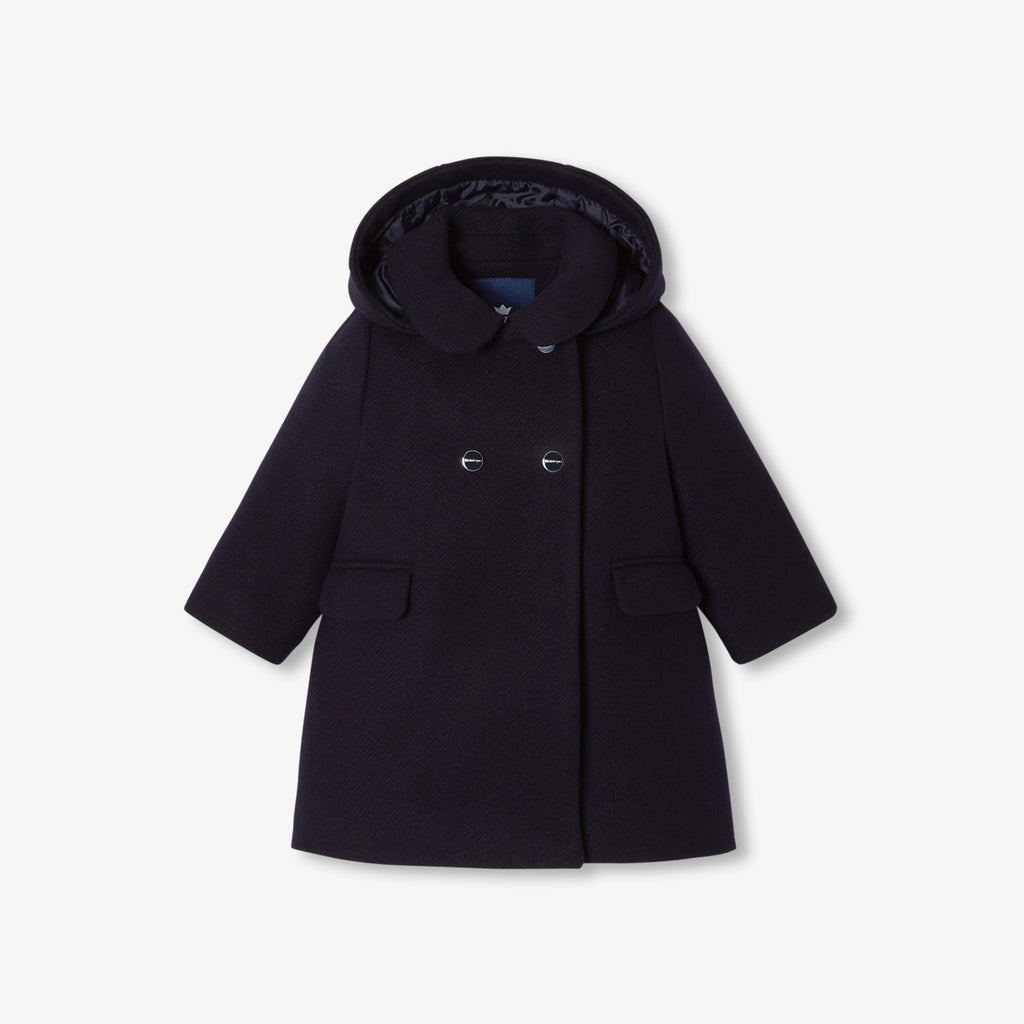 JC-NG054 Jacadi Baby Girl Coat - Navy