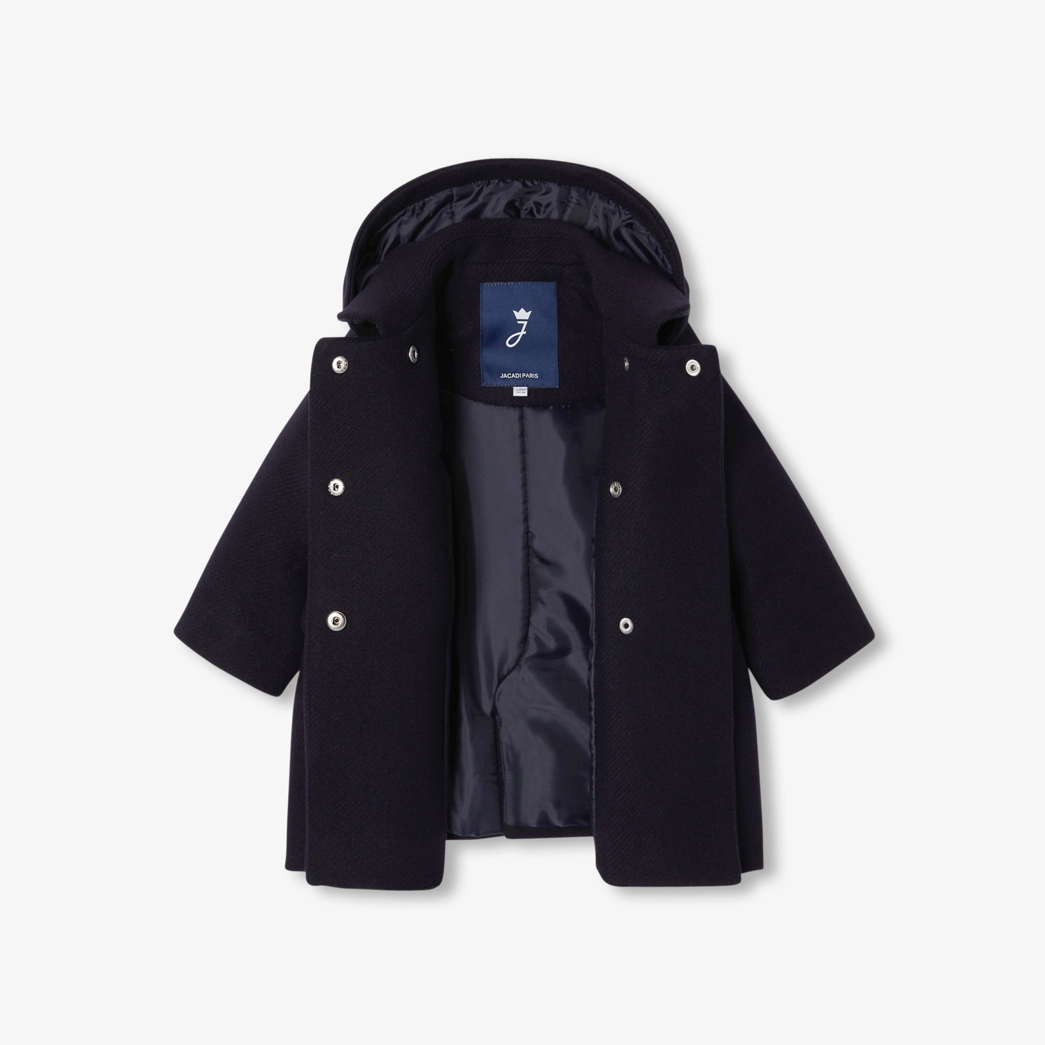 JC-NG054 Jacadi Baby Girl Coat - Navy