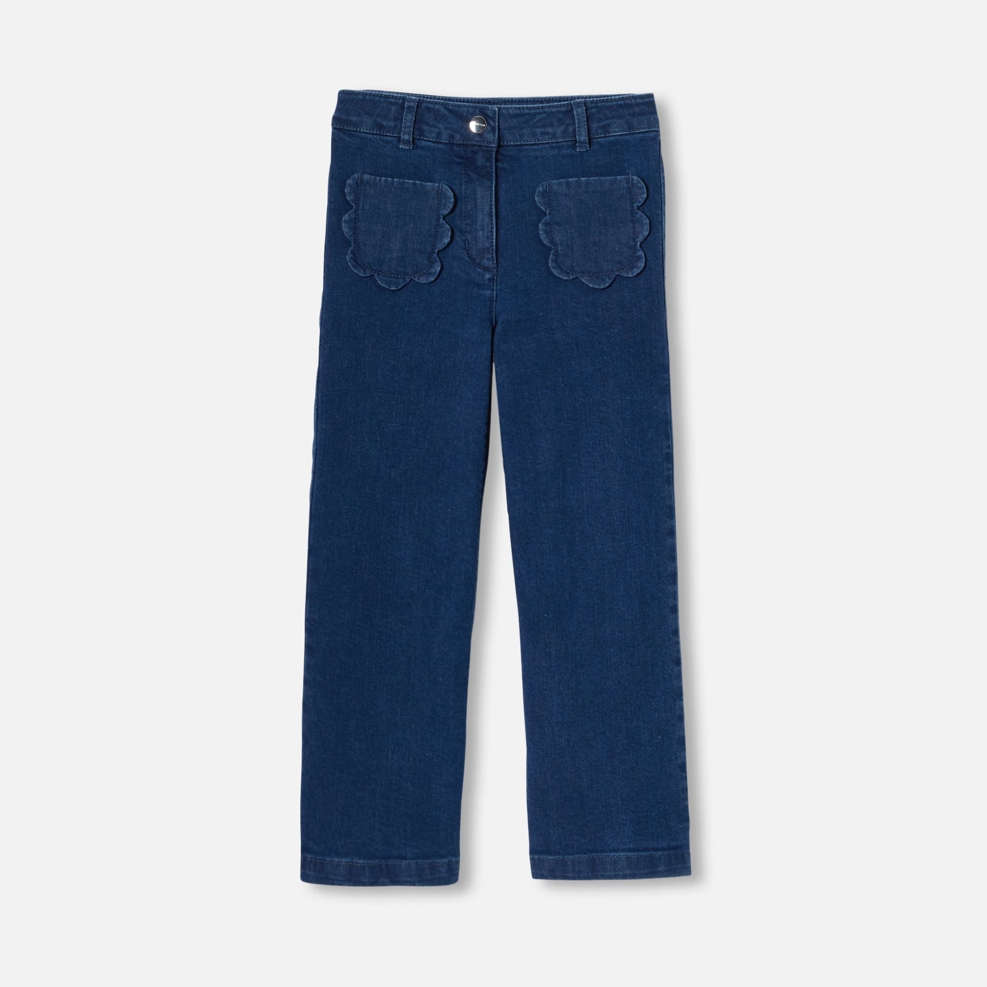 JC-TG142 - Jacadi Girl's wide-leg jeans
