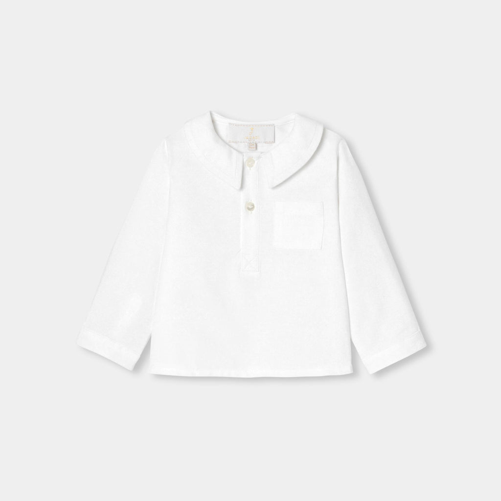 Baby boy Oxford shirt - White