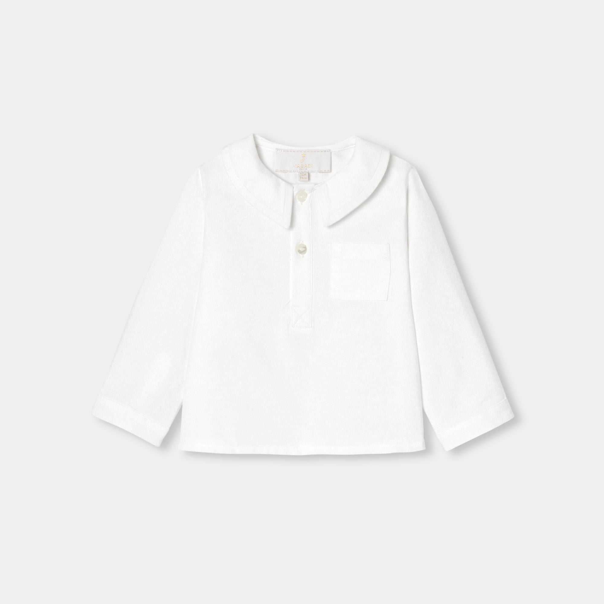 Baby boy Oxford shirt - White
