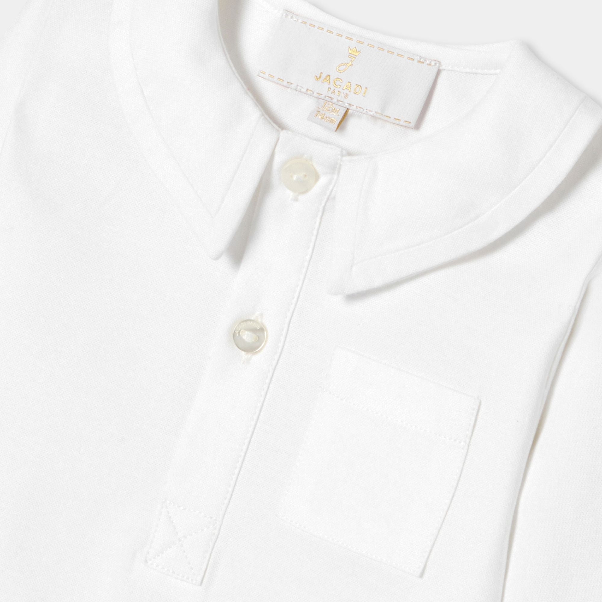Baby boy Oxford shirt - White
