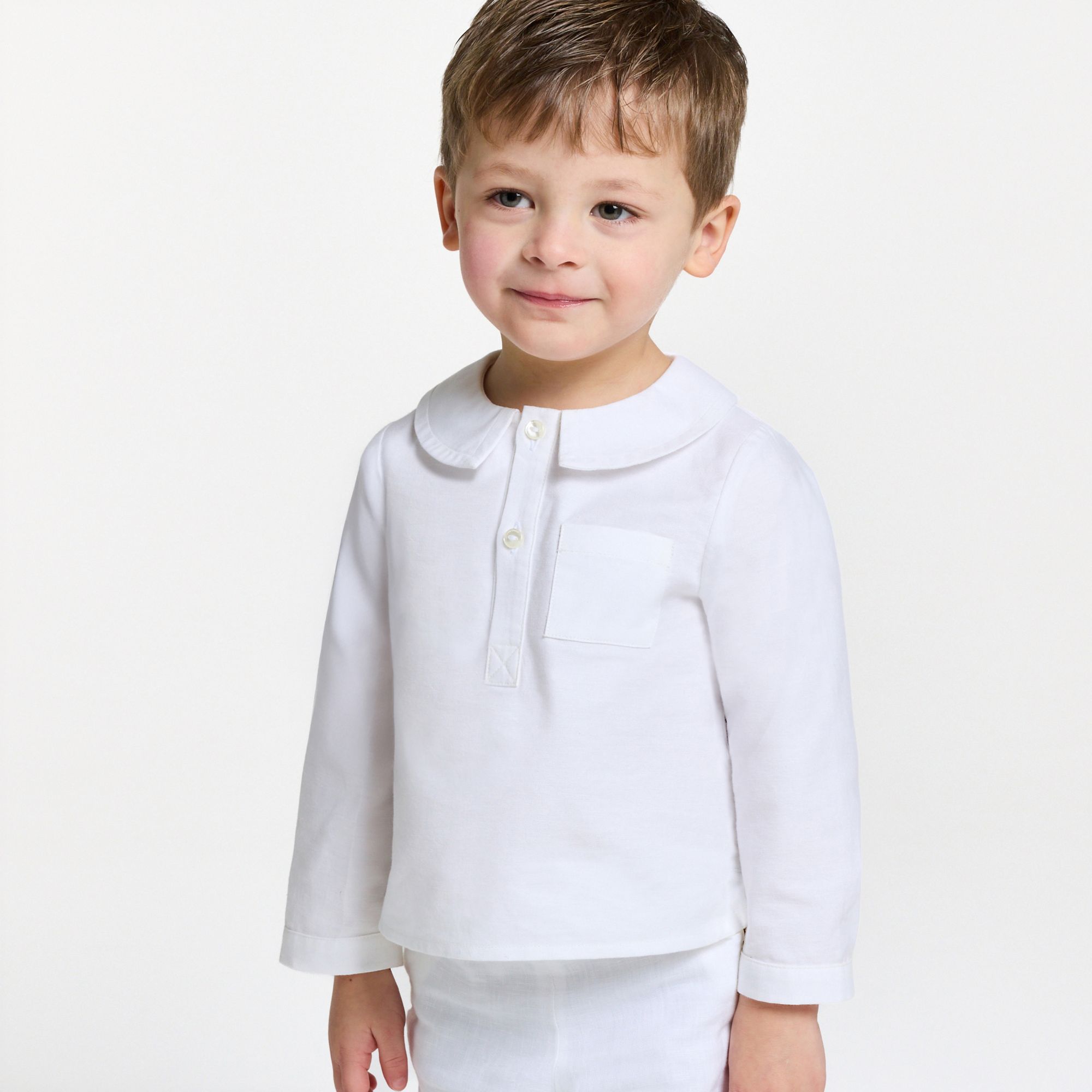 Baby boy Oxford shirt - White