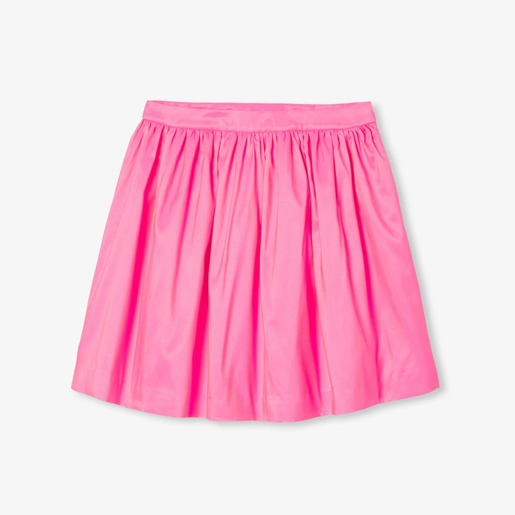 Girl taffeta skirt - Neon Pink