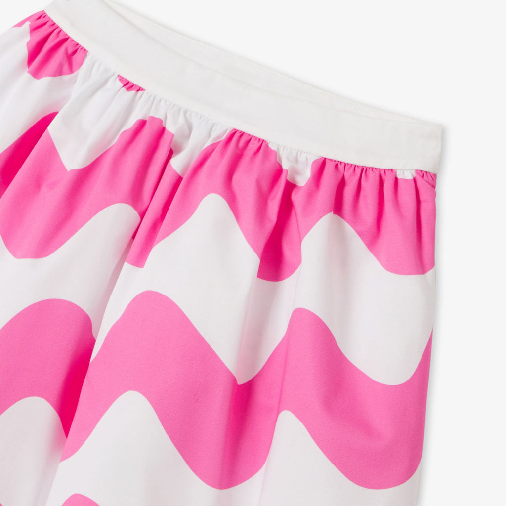 Skirt Occasion Girl - White/Pink