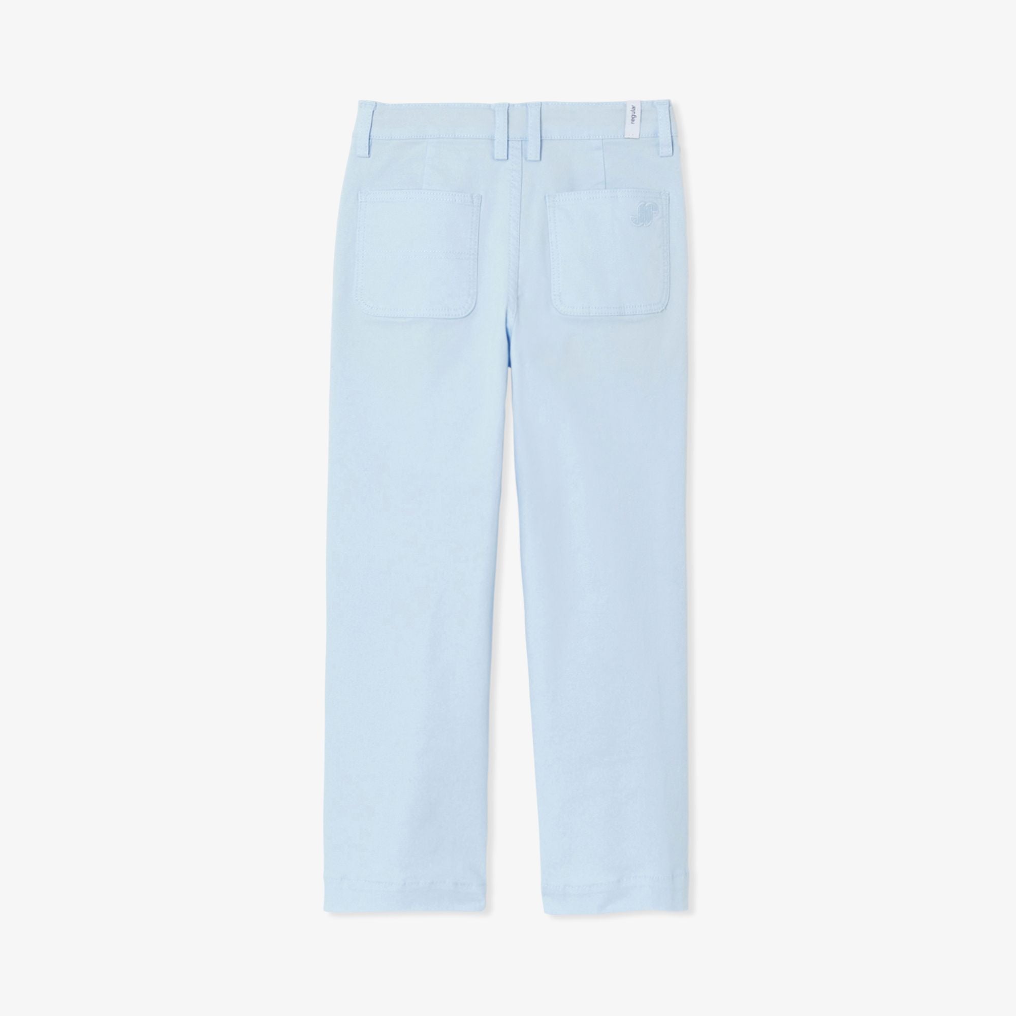 Boy straight twill trousers - Cloud