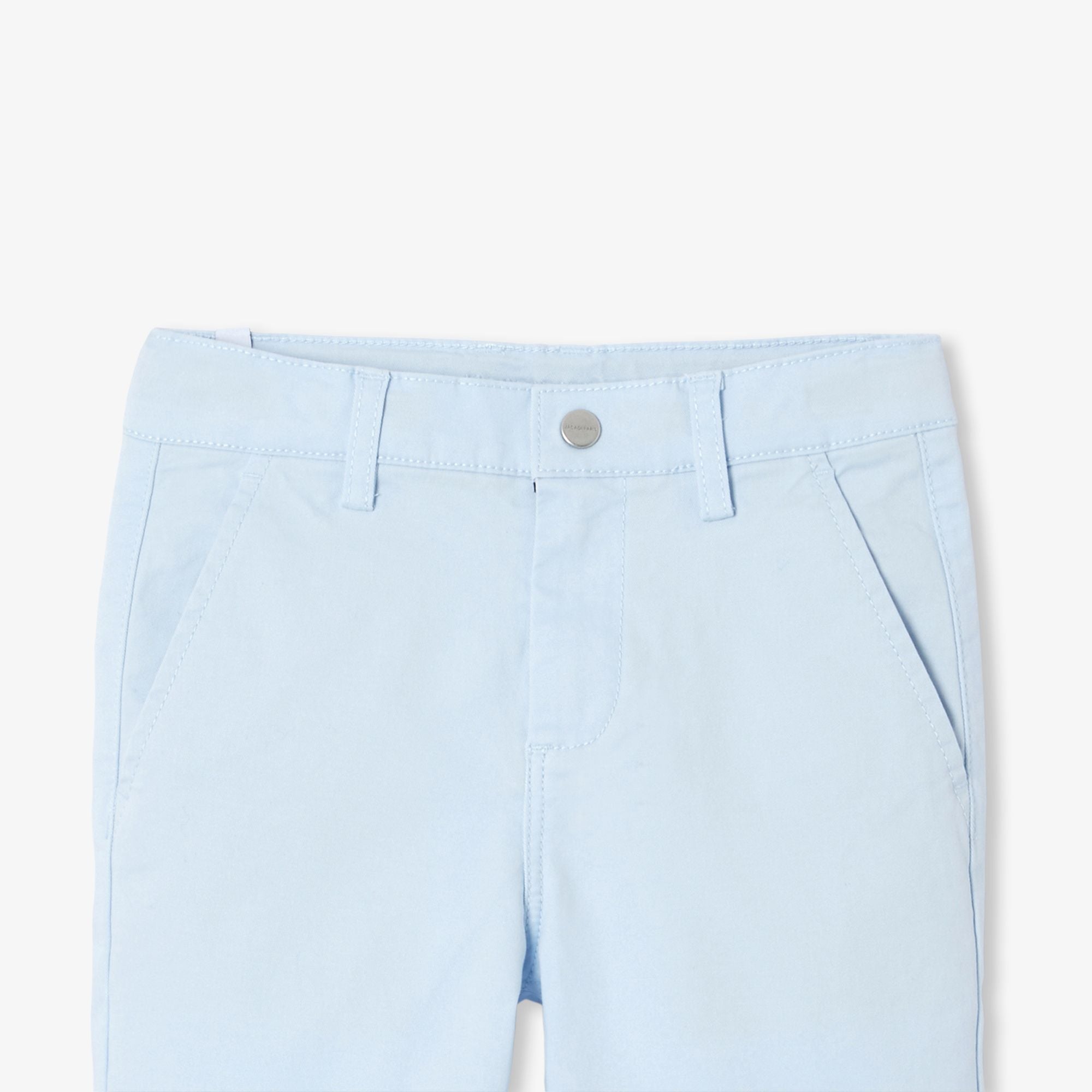Boy straight twill trousers - Cloud