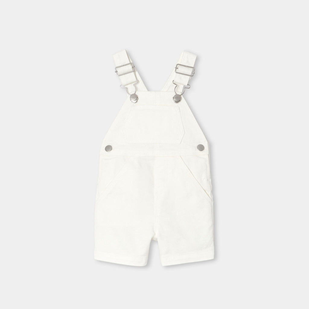 Dungarees in Canvas Baby Boy - Jacadi Sweet White