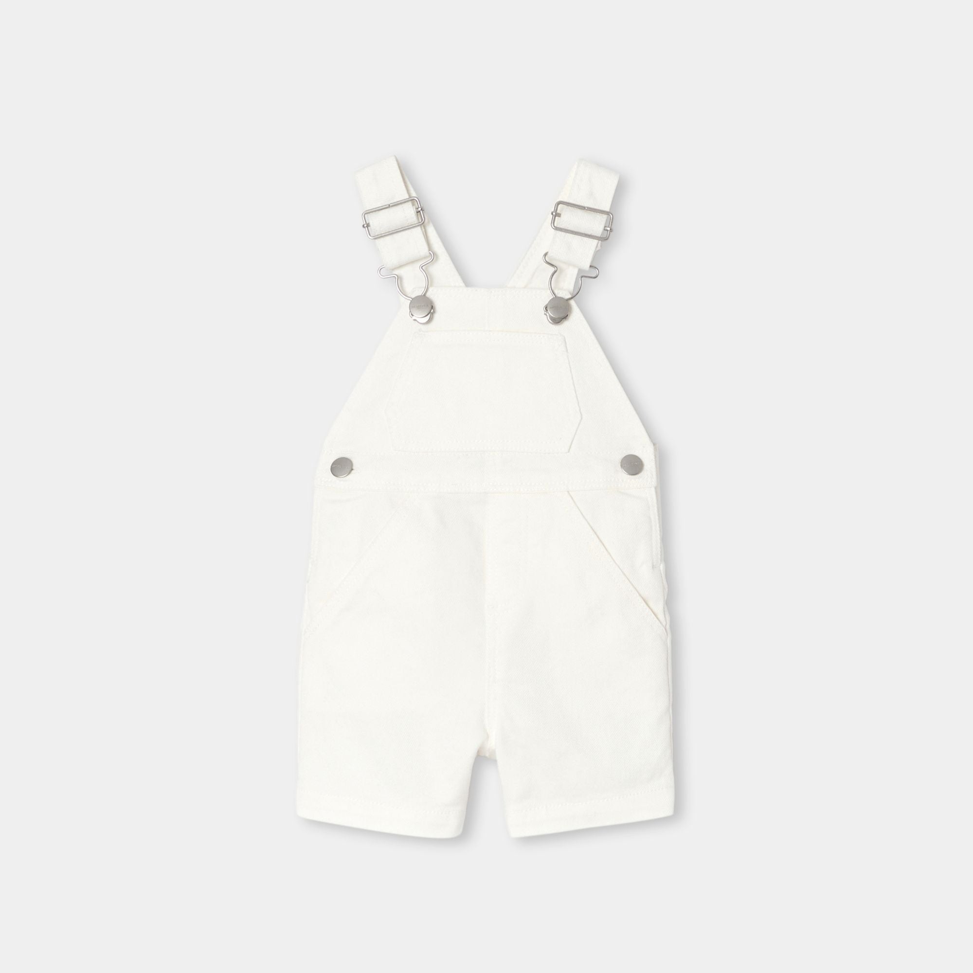Dungarees in Canvas Baby Boy - Jacadi Sweet White
