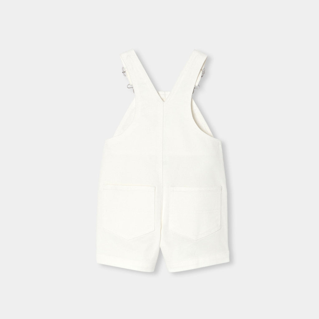 Dungarees in Canvas Baby Boy - Jacadi Sweet White
