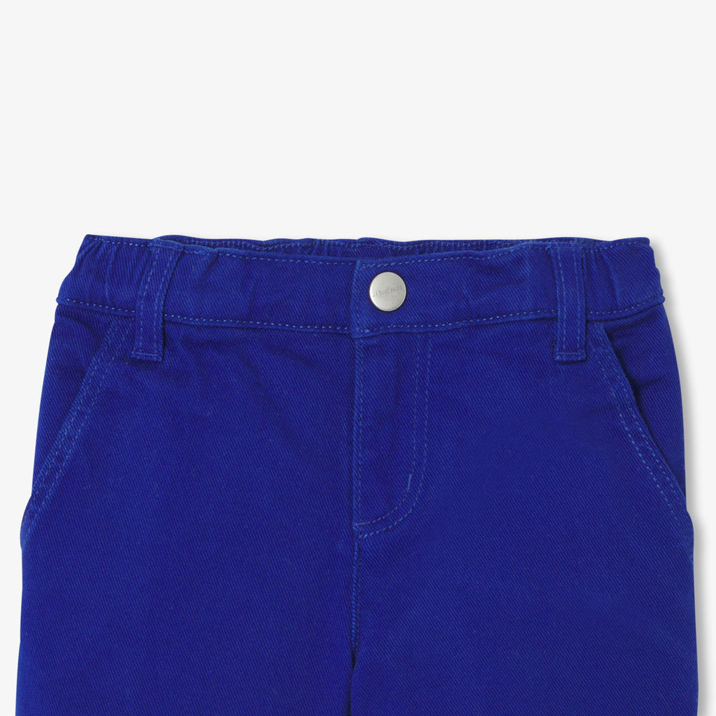 Baby boy twill shorts - Cobalt Blue