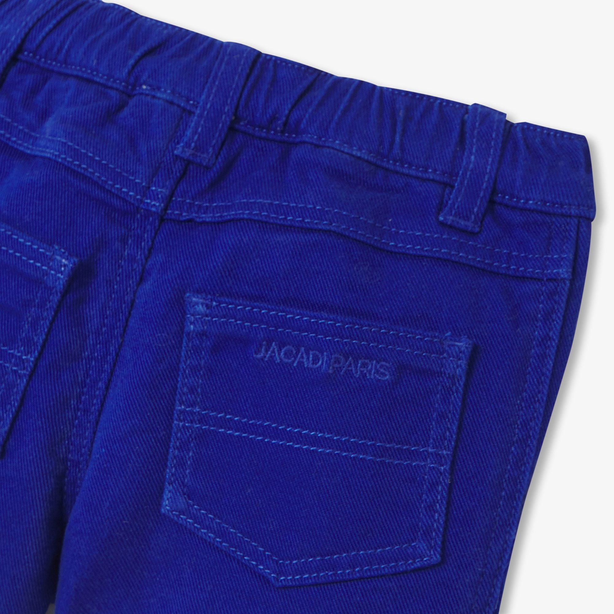 Baby boy twill shorts - Cobalt Blue