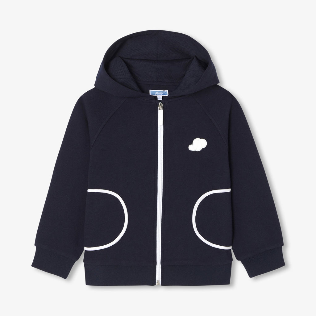 JC-TG110 - Jacadi Girl's zip-up sweatshirt