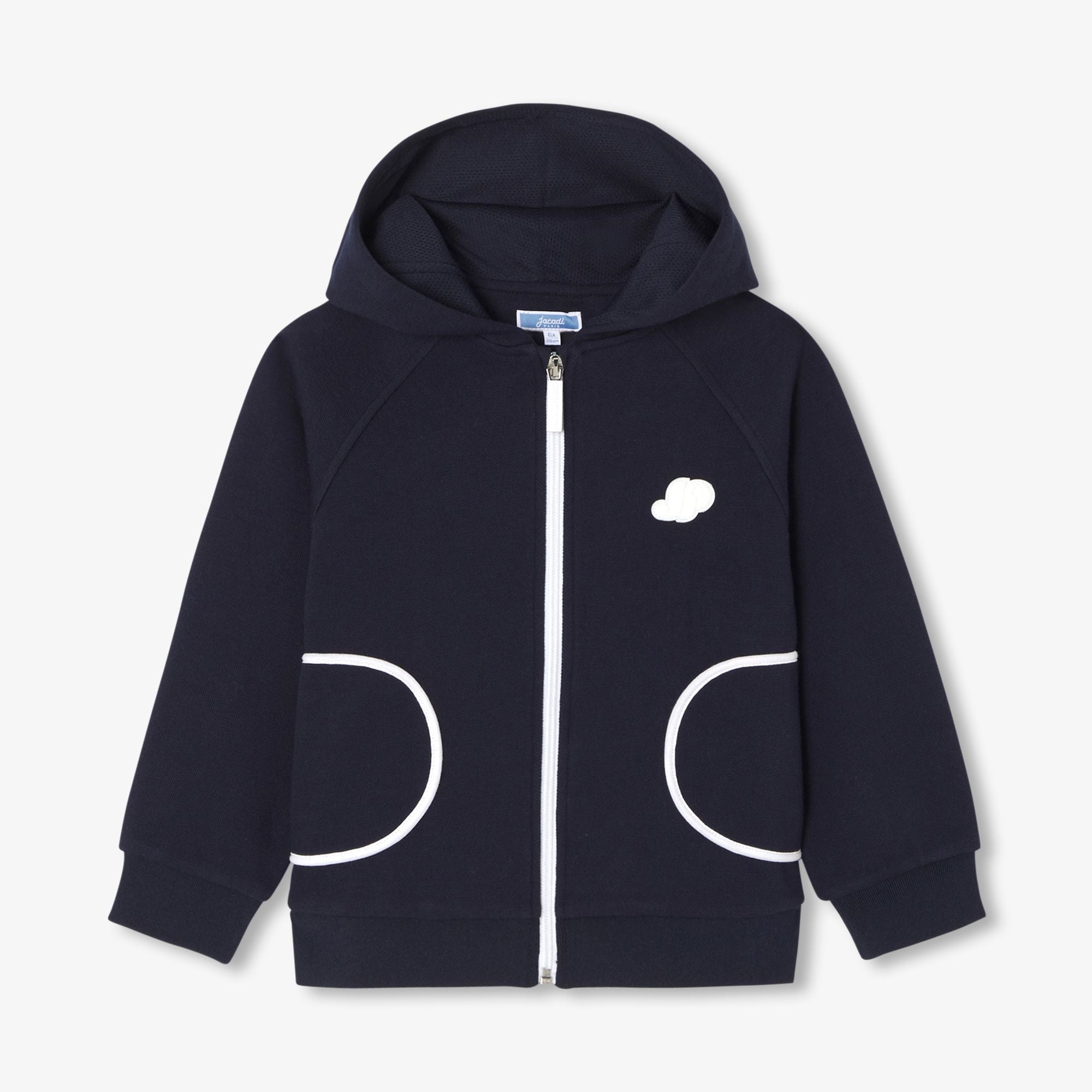 JC-TG110 - Jacadi Girl's zip-up sweatshirt