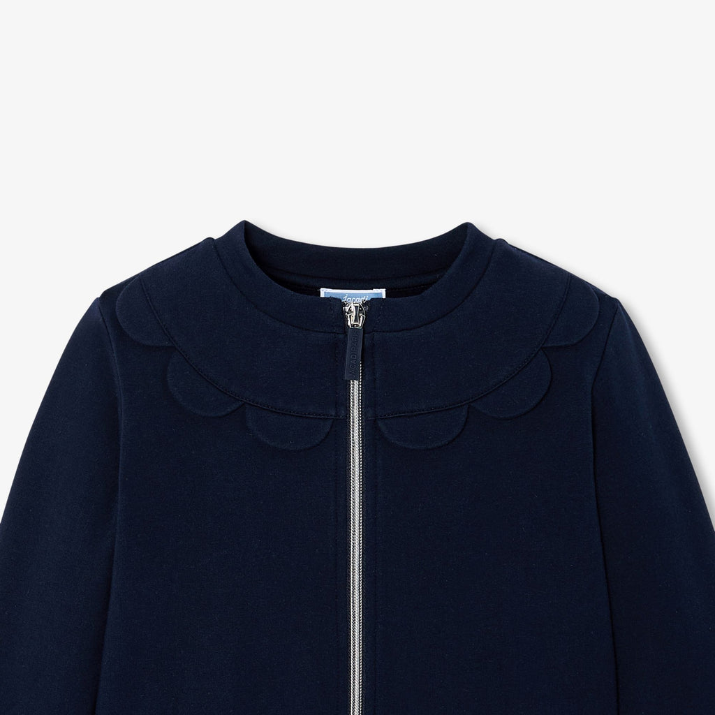 Girl fleece zipped cardigan