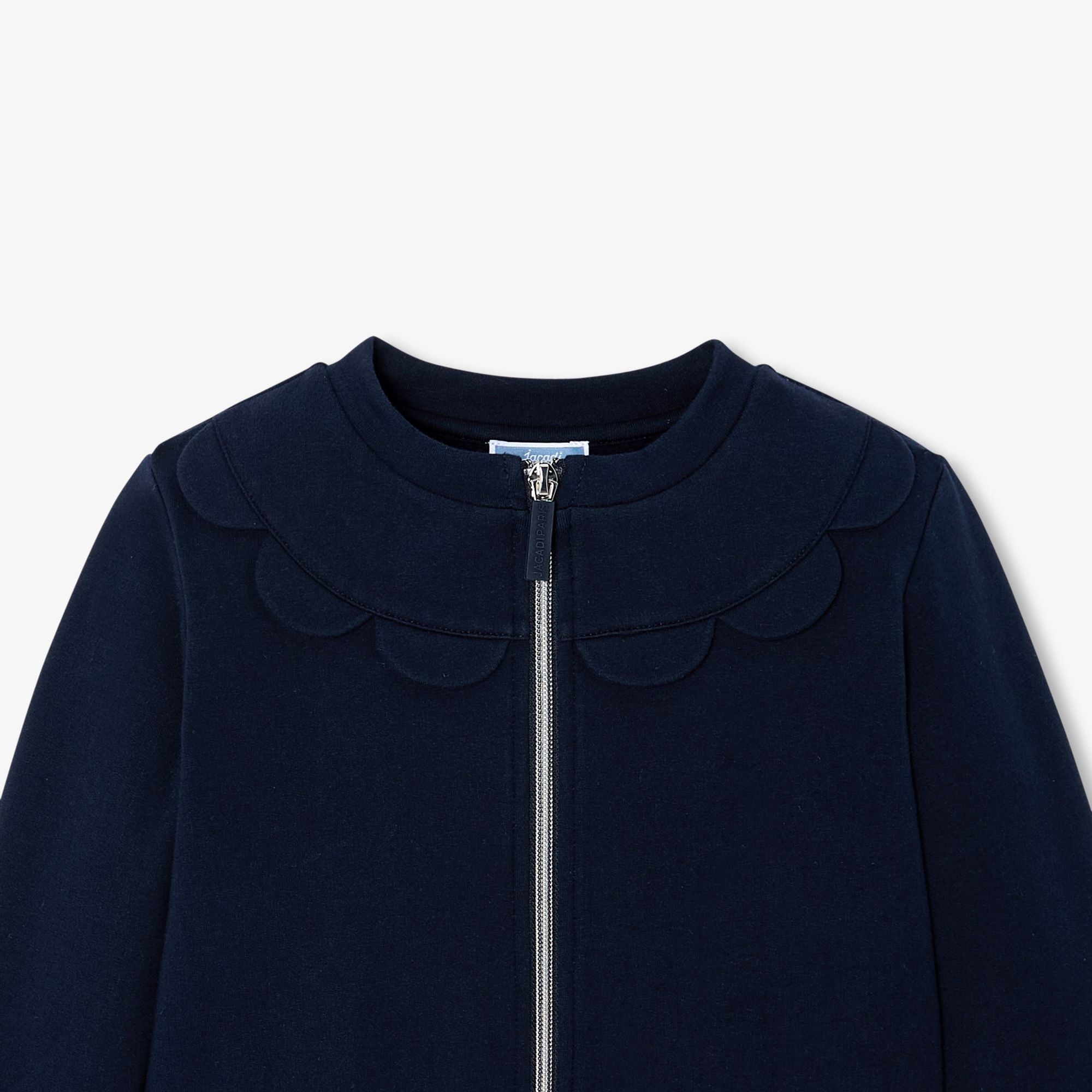 Girl fleece zipped cardigan