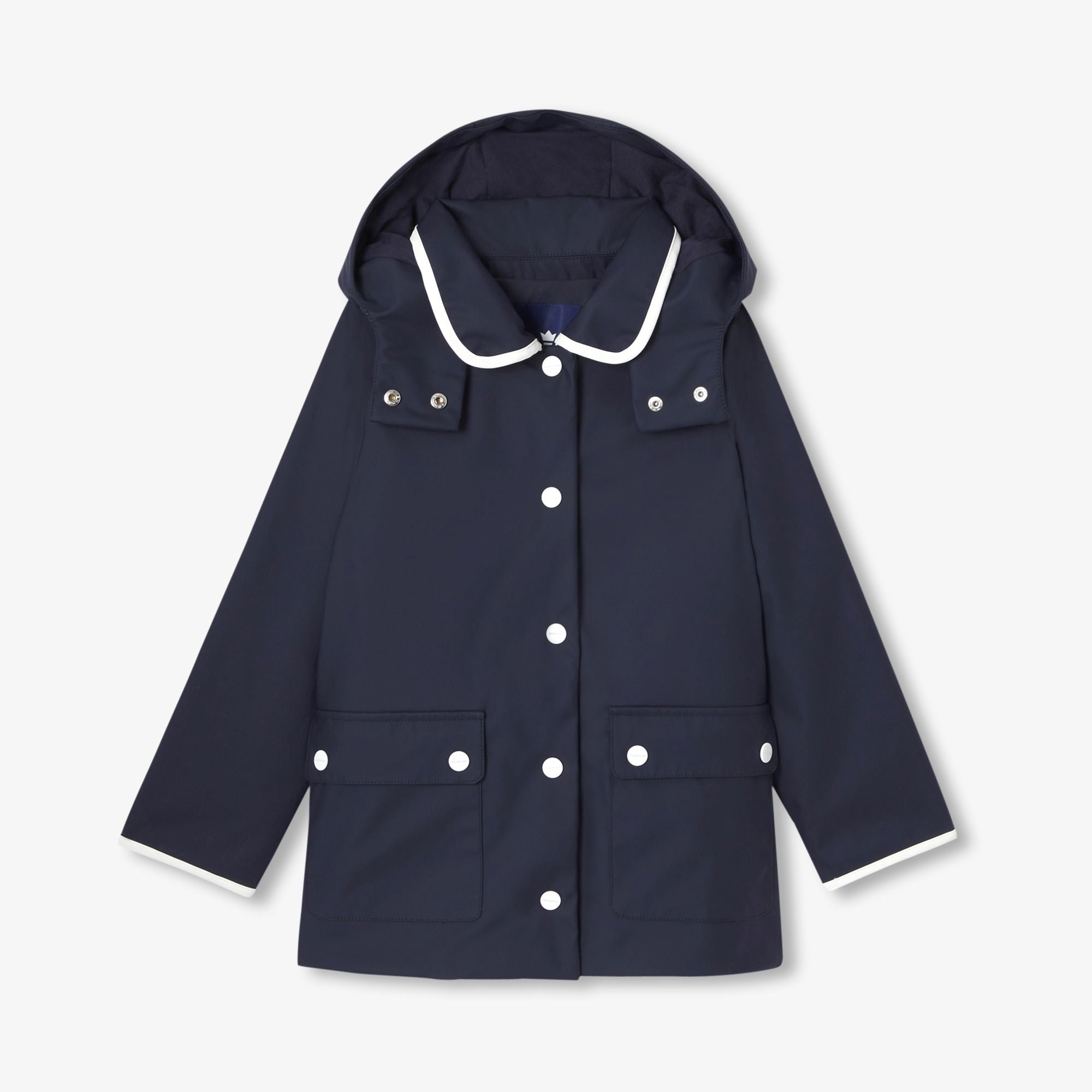 Cerata With Cappuccio Girl - Blu Navy Jacadi